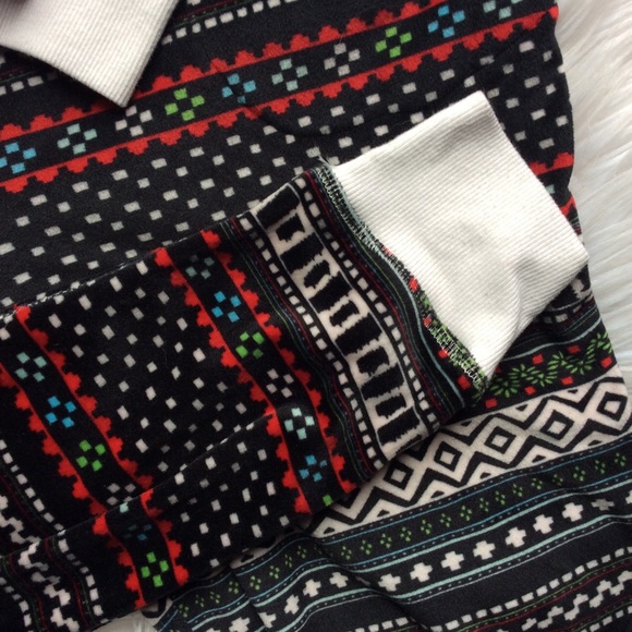 Xhilaration Velour Onsie Holiday Jammies - Picture 4 of 5